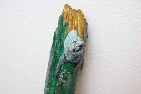 Grimmig-grüner Dschungel Vogel
