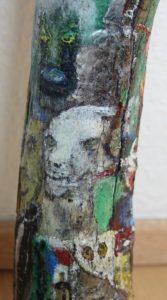 Grimmig-grüner Dschungel Ziege
