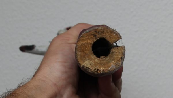 Zeremonienstab Totem Loch für Aufsatz
